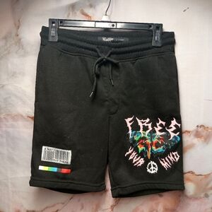Brooklyn Cloth Black Knit 7" Sweatshorts